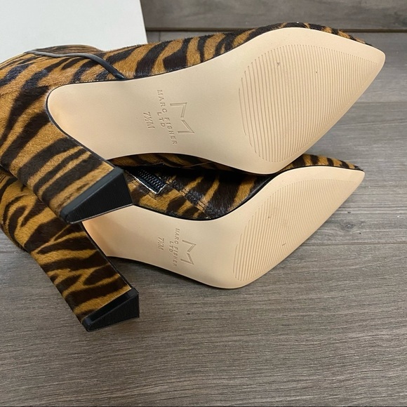 Marc Fisher | Mayaely Calf Hair Heeled Booties NEW - Picture 7 of 11